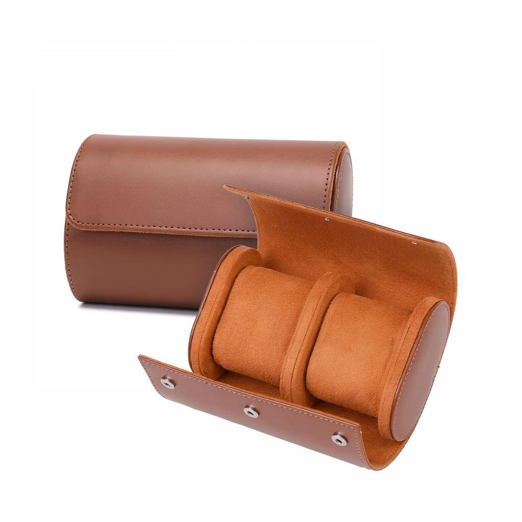 Premuim Black Leather Case - 2 Slots