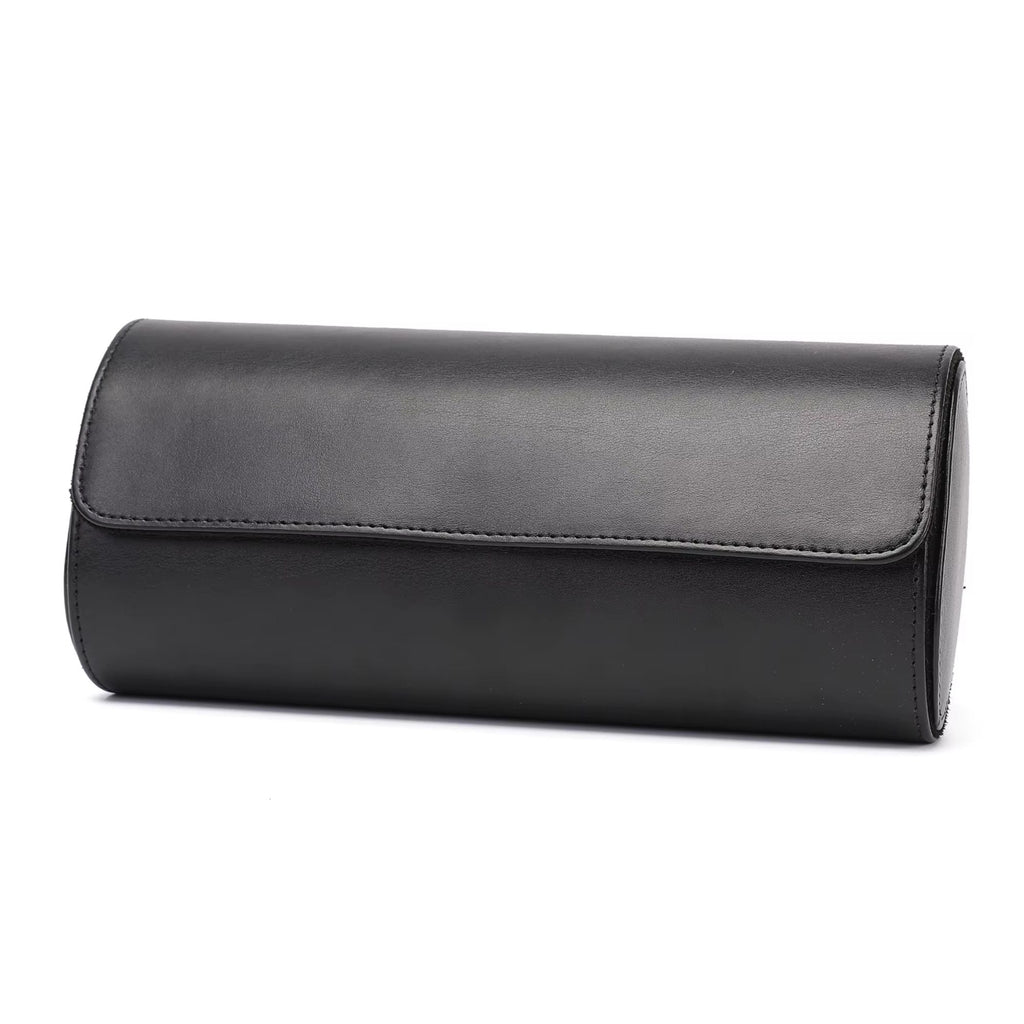 Premuim Black Leather Case - 3 Slots
